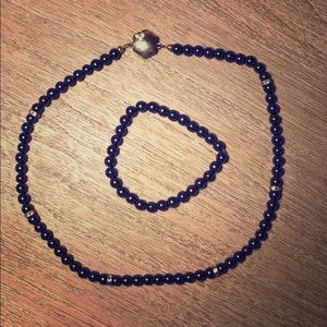 Hematite necklace & bracelet